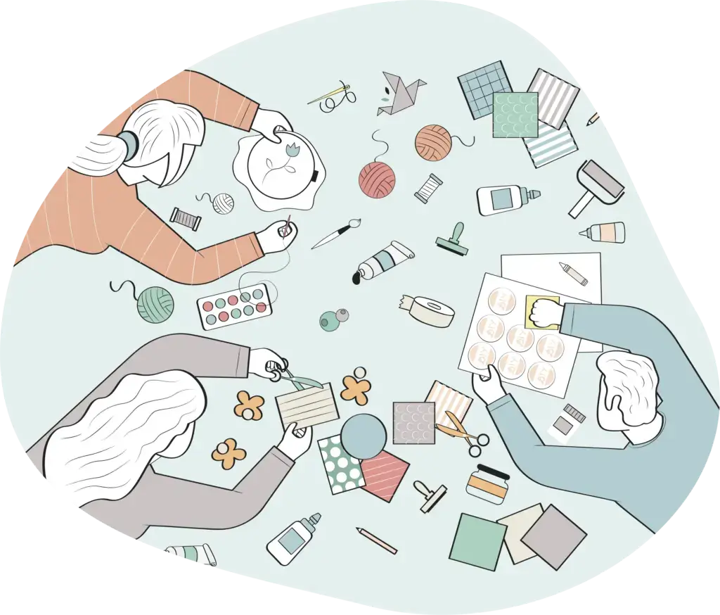 activités créatives en famille