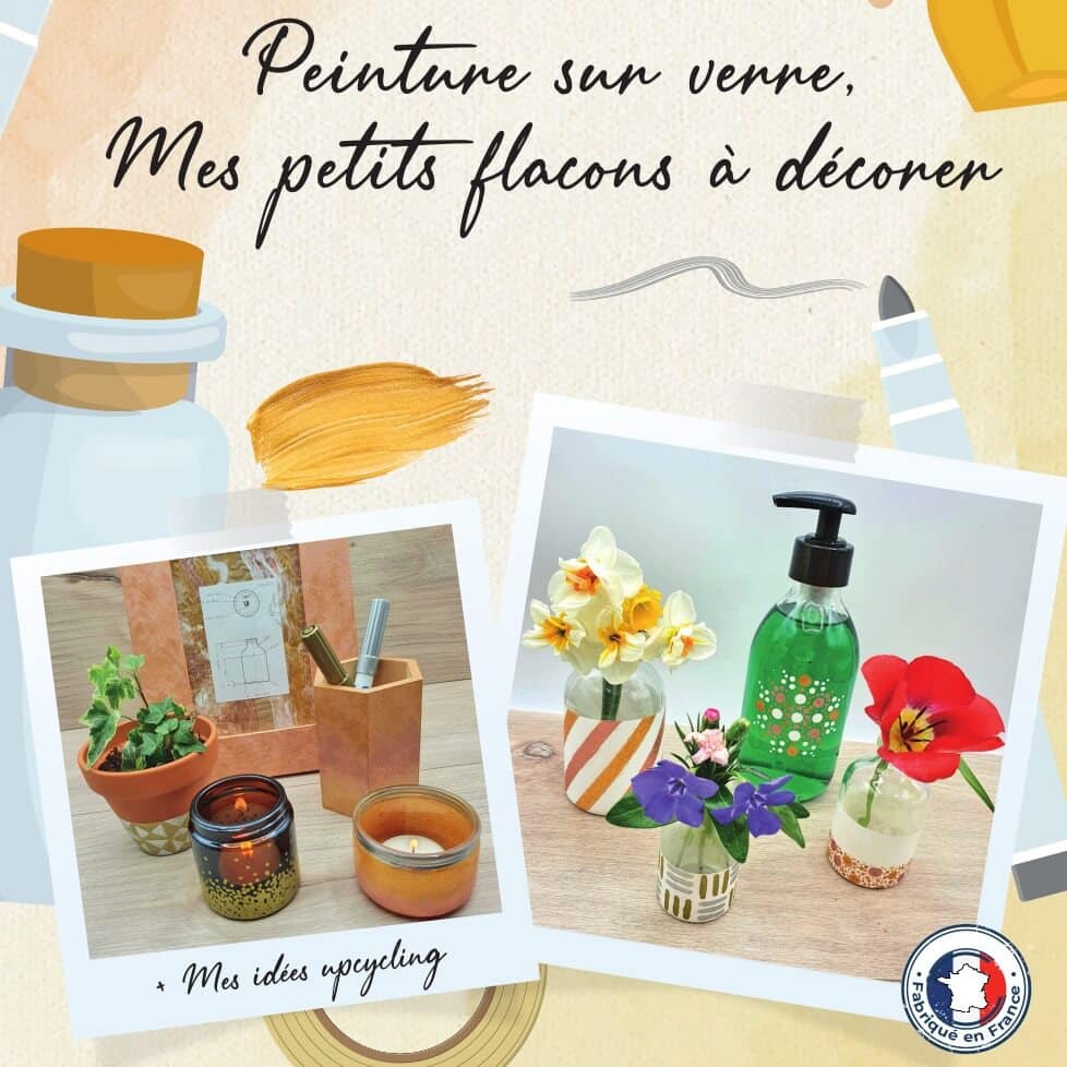 Peinture sur verre - kit créatif