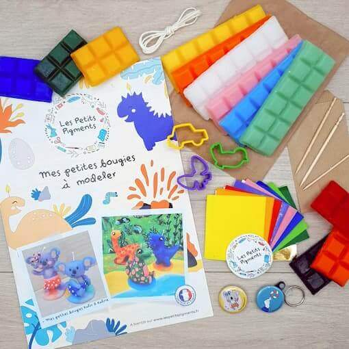 kit enfant fabrication de bougie