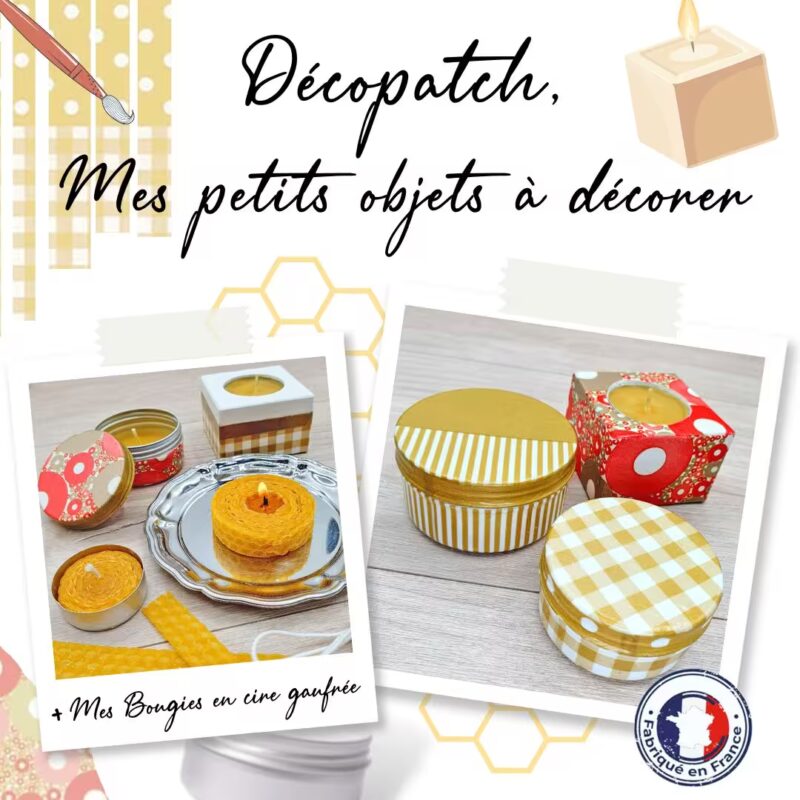 Kit DIY Décopatch : Personnalisation d’objets décoratifs