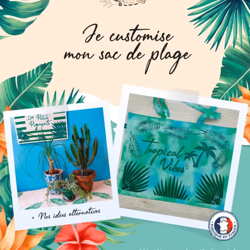 Kit DIY Customisation Textile – Tote bag à personnaliser