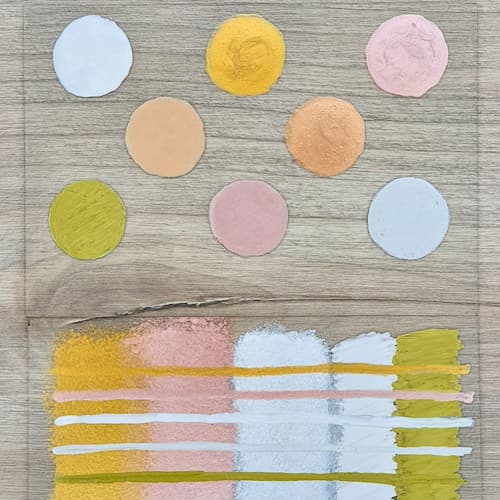 nuancier peinture sur verre