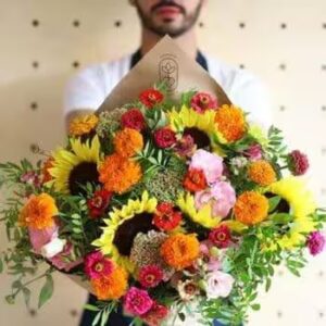 bouquet monsieur marguerite pour mamie