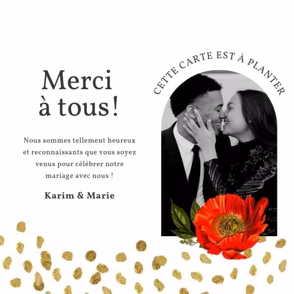 carte de voeux a planter mariage carte de voeux a planter mariage