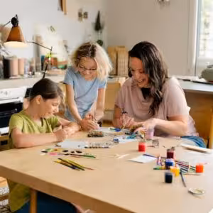 famille fabrique cartes a planter box diy noel pour moment en famille