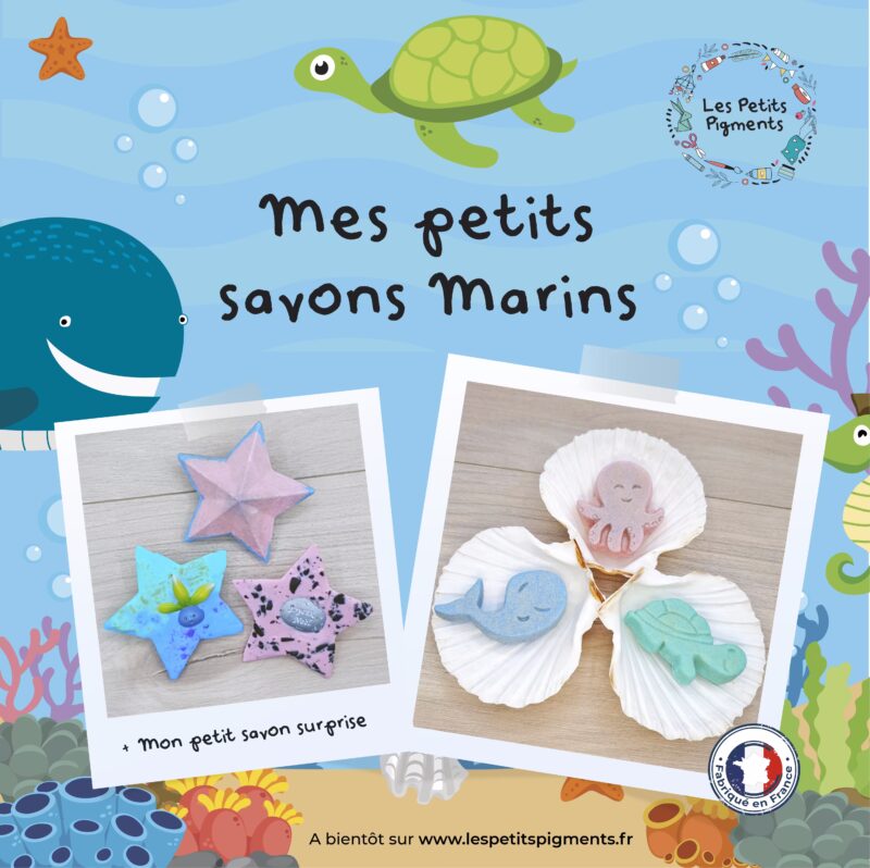 Kit DIY Fabrication de Savons "Animaux Marins"